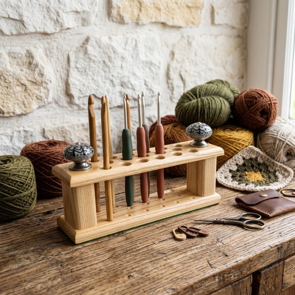 Handmade Crochet Hook Stand – Organiser Gift