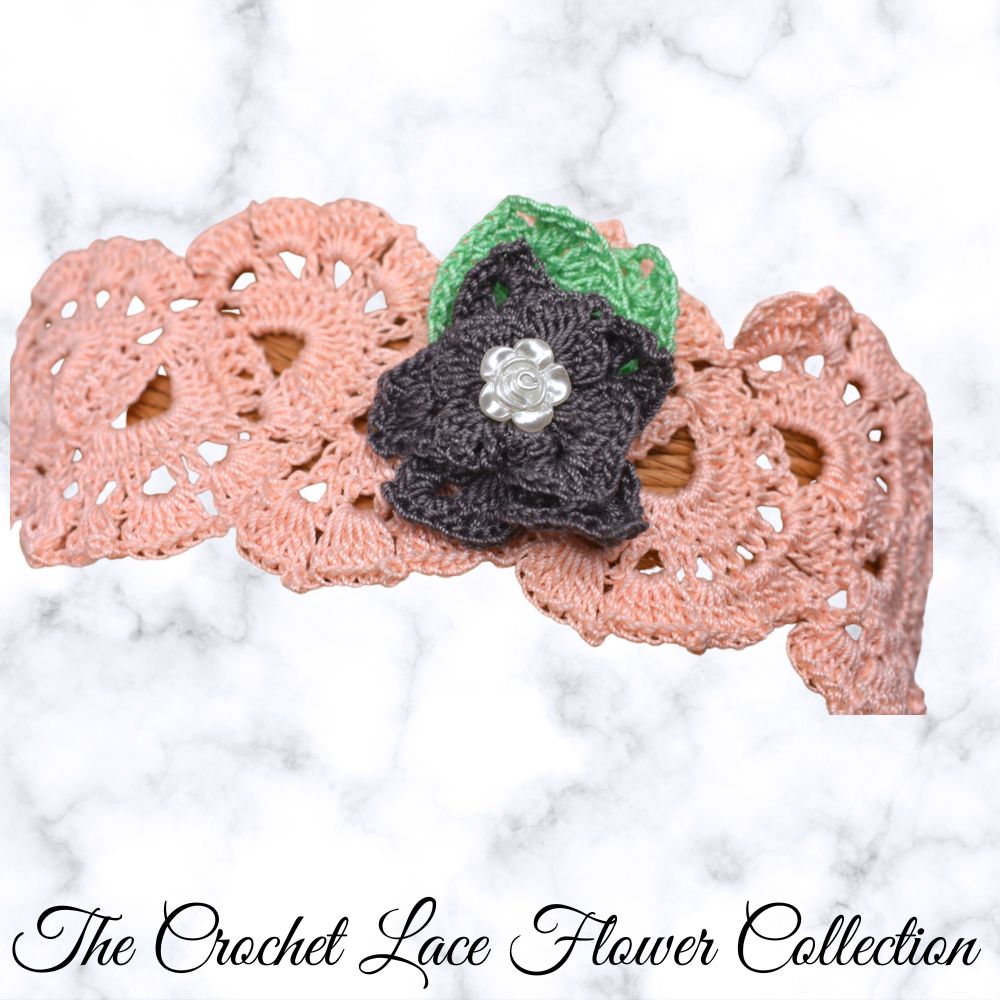 crochet baby headband