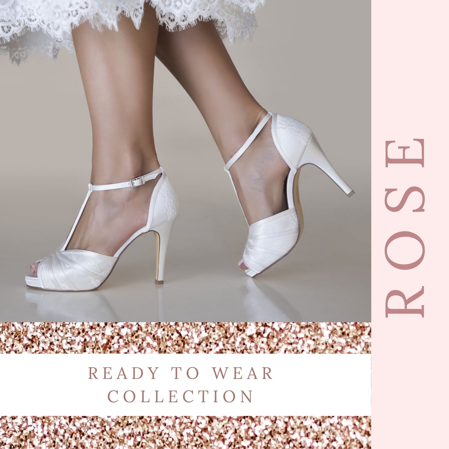 Ivory Platform Wedding Shoes Platform Wedding Shoes For Bride Beautifully Handmade UK