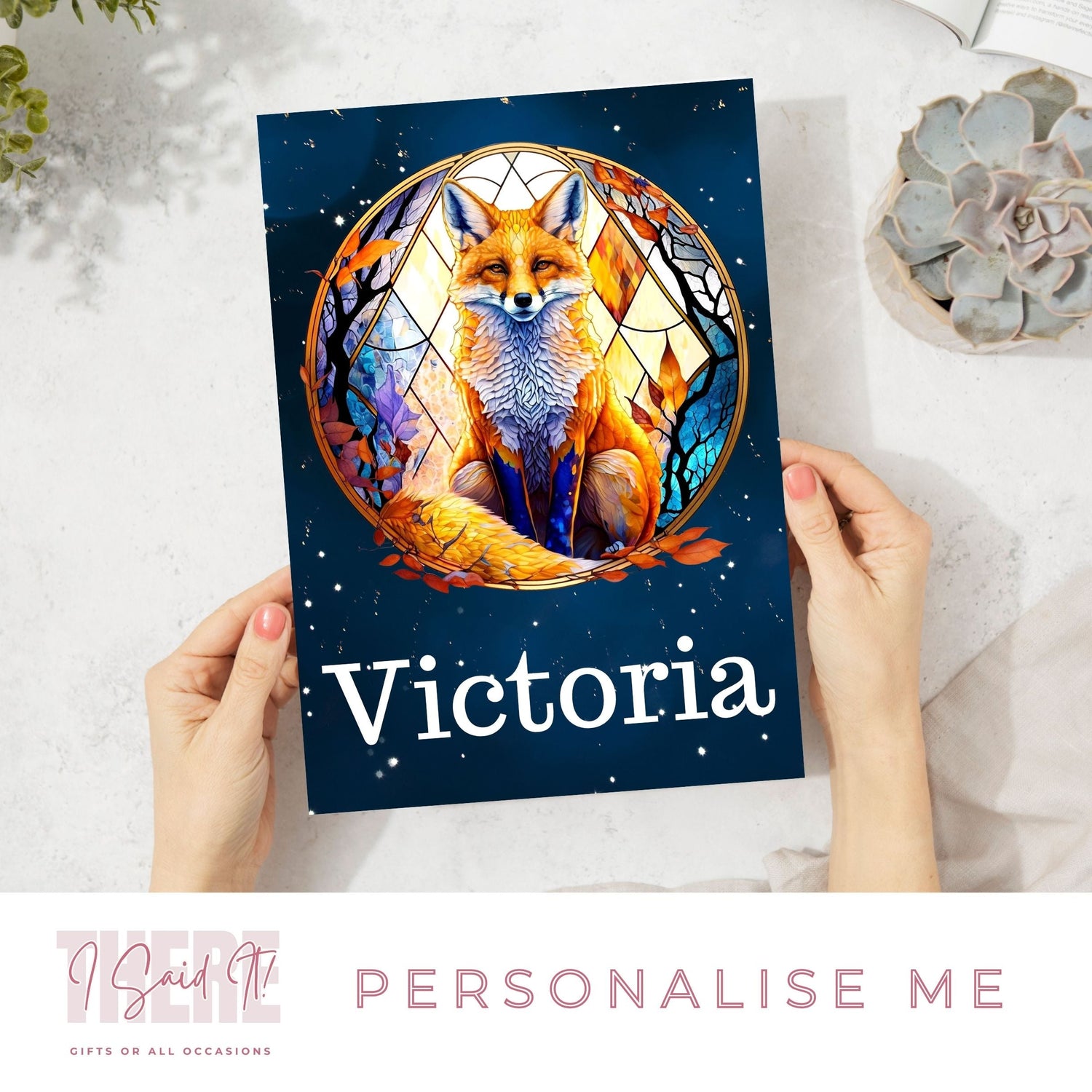 personalised-fox-print