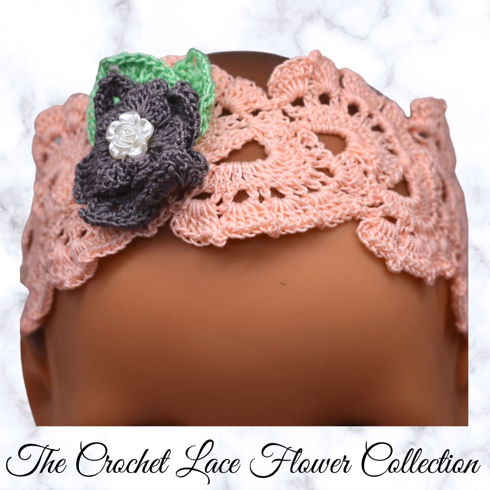 crochet baby headband