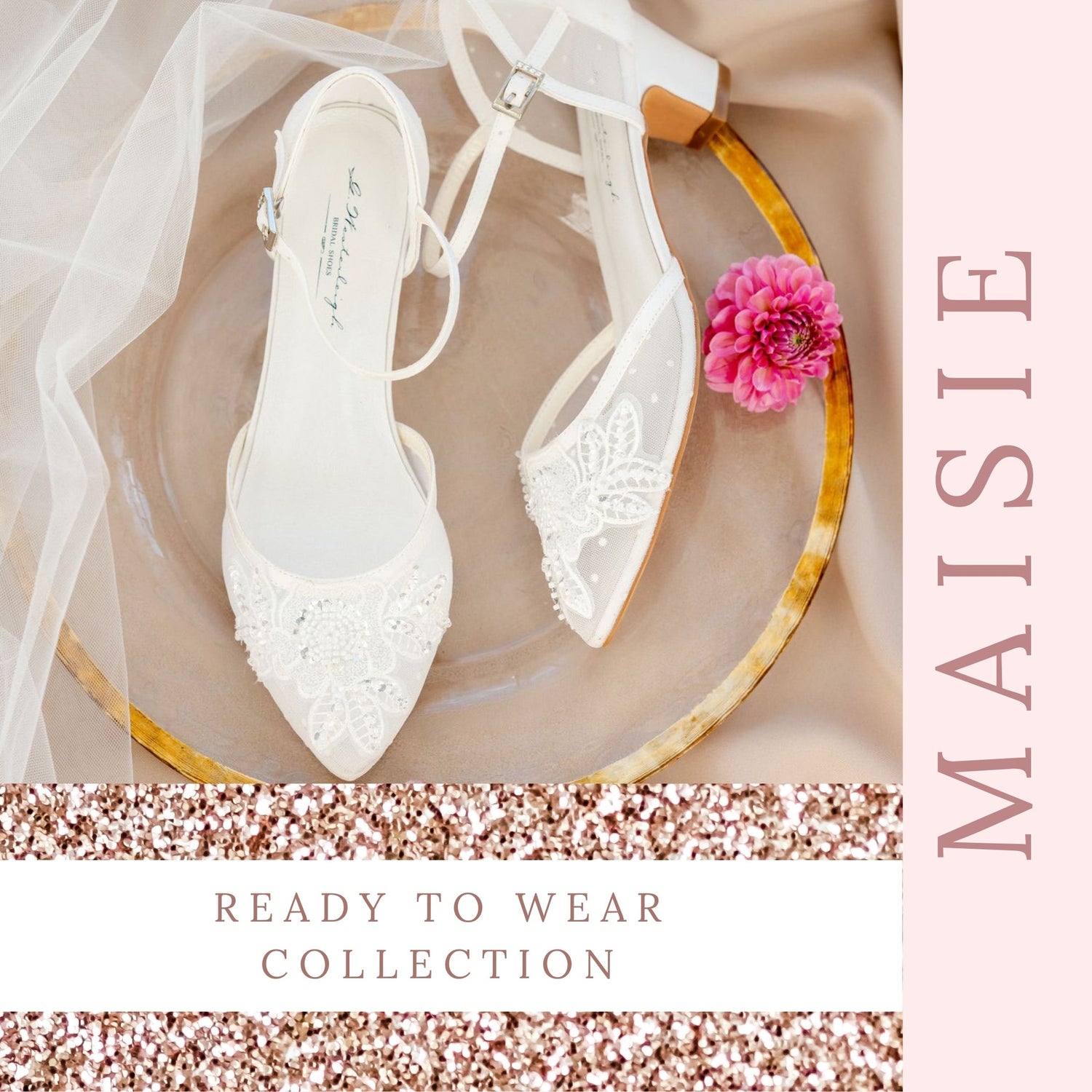 Wedding Sandals Block Heel Elegant Bridal Shoes Beautifully