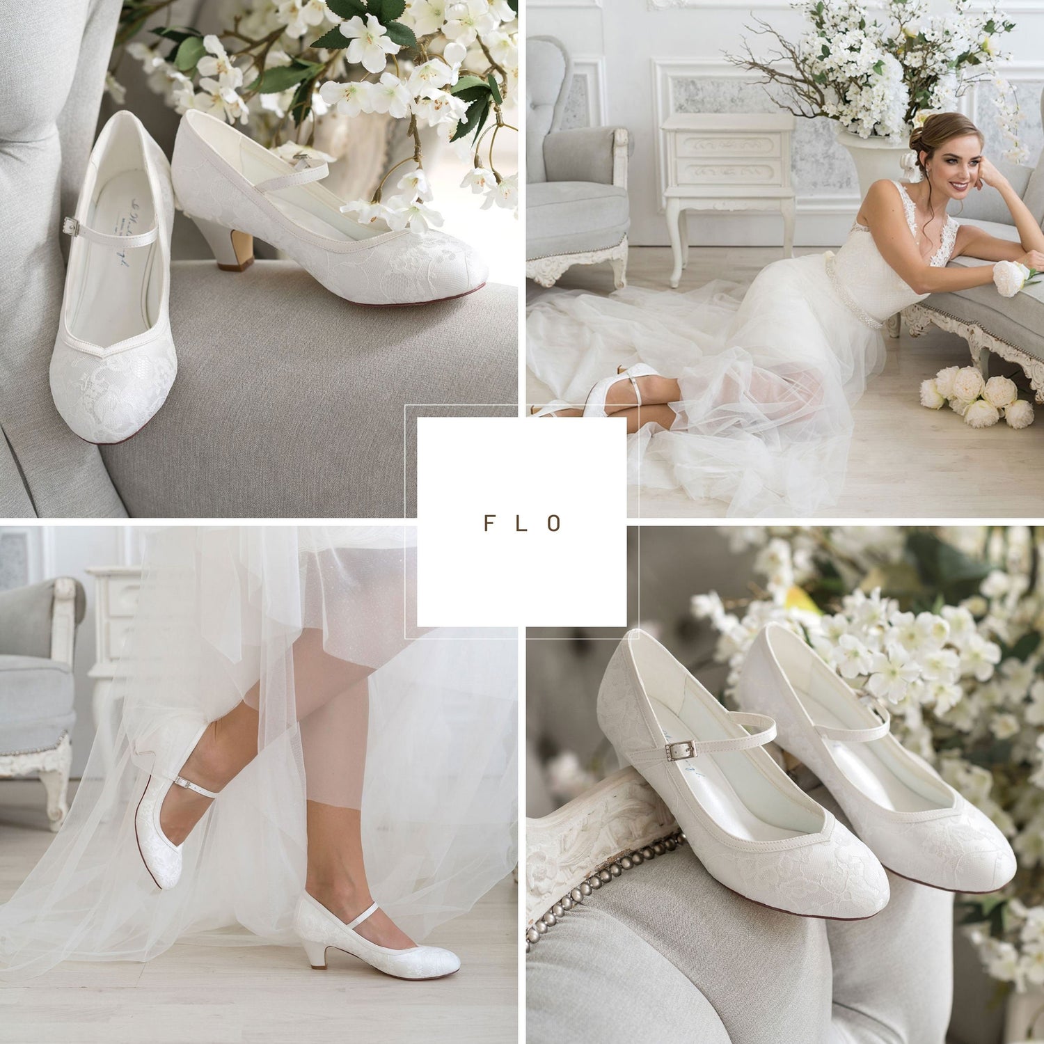 Ivory Lace Court Shoes Bridal Lace Sandals Beautifully Handmade UK