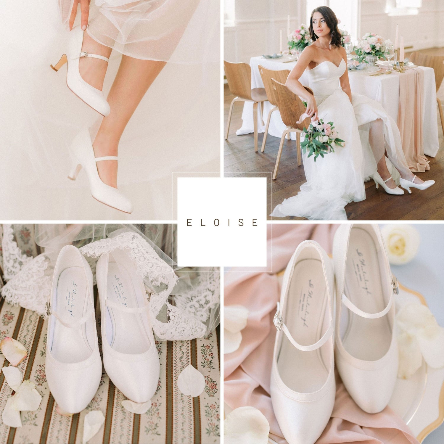Wedding court shoes ivory Clearance