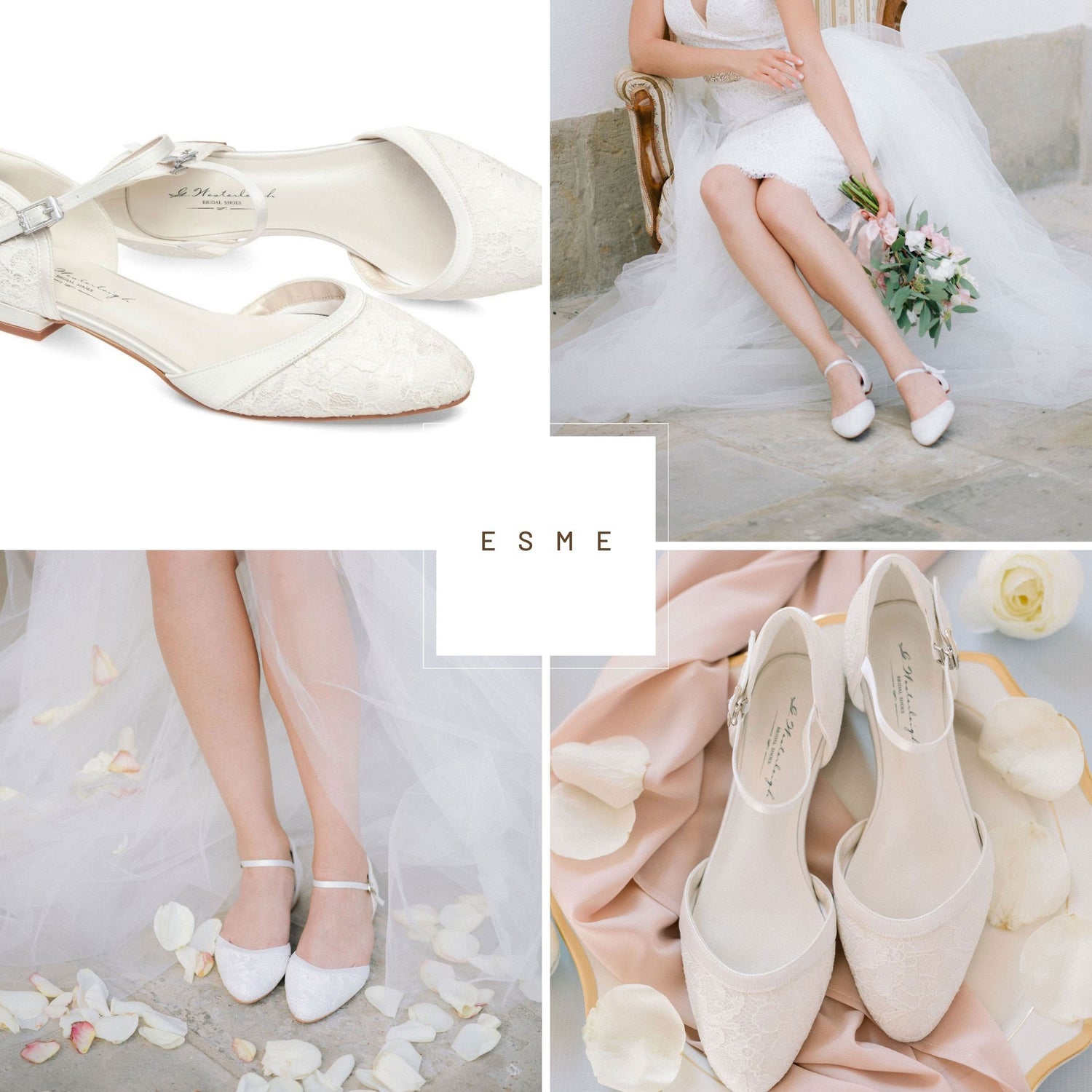 Ivory Shoes Low Heel Low Heel Wedding Shoes For Bride