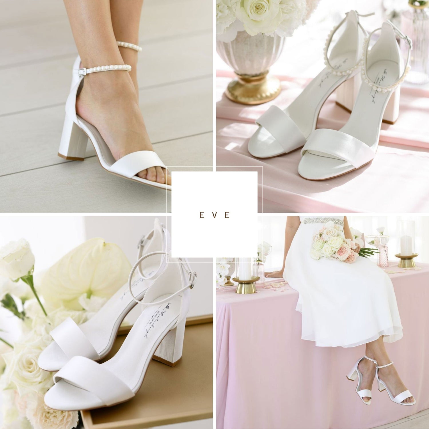 Block Heel Dyeable Designer Wedding Shoes Buy Chunky Heels Ivory