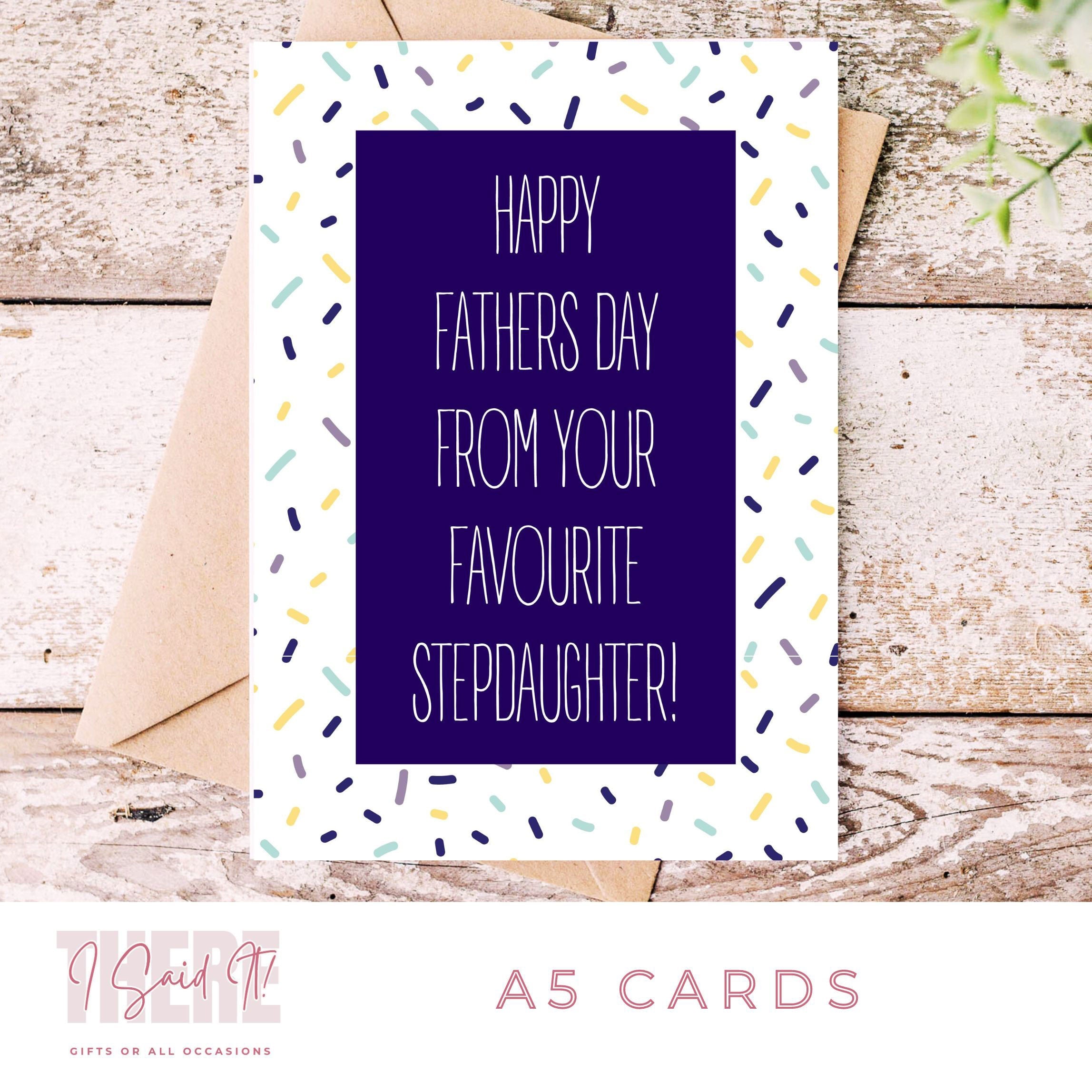 Step Dad Fathers Day Card | Stepdad Fathers Day Card – Beautifully ...