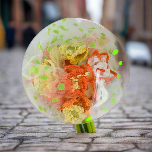 artificial daffodil bouquet