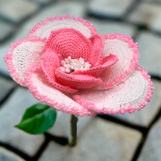 artificial pink rose