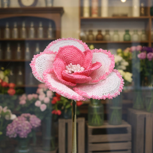 artificial pink rose