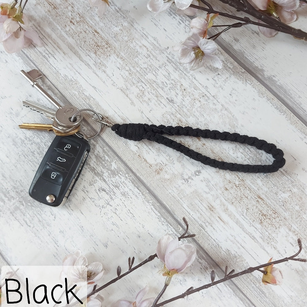 Macrame Keyring – Handmade Christmas Gift in Multiple Colours