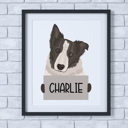 border-collie-wall-art