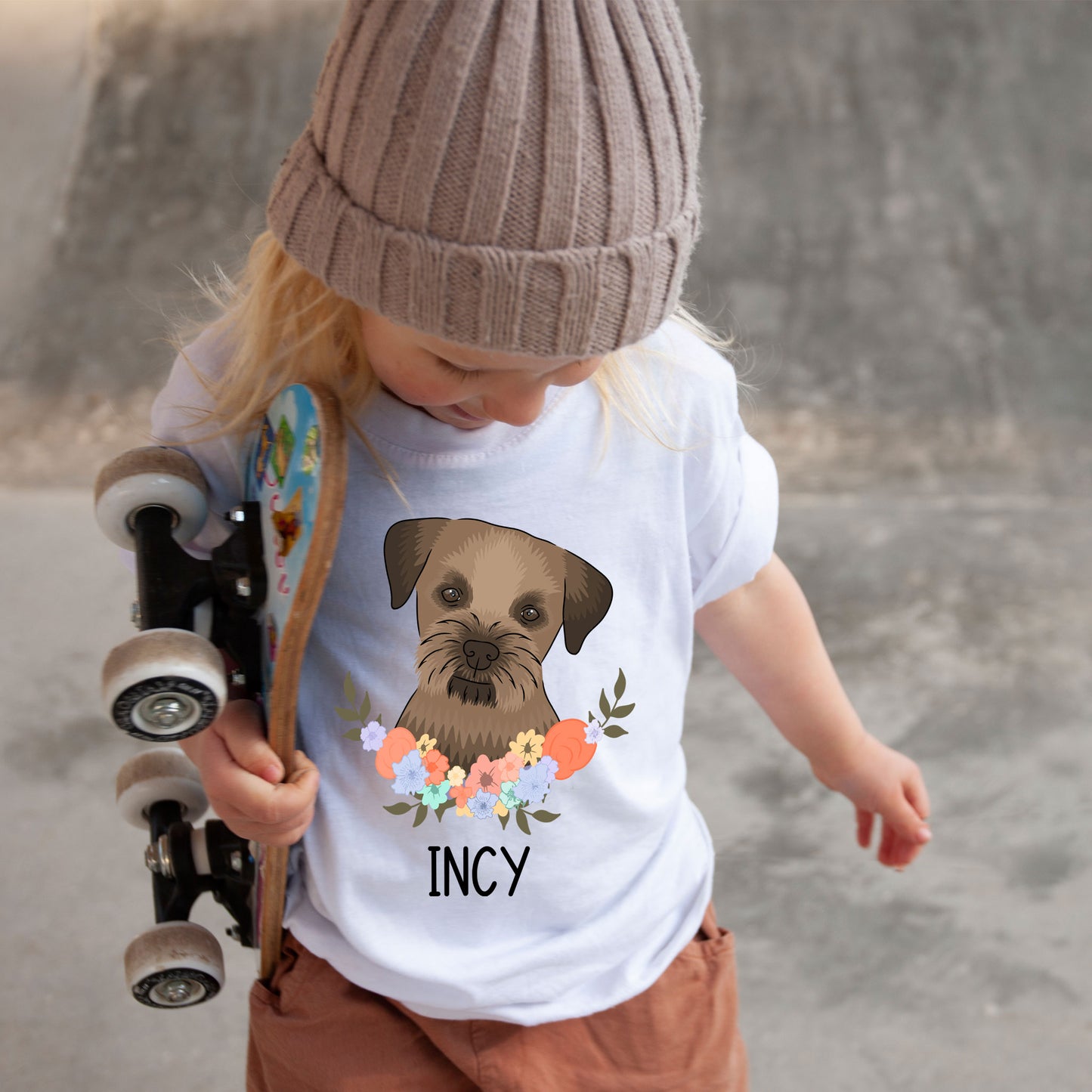 border-terrier-kids-t-shirt