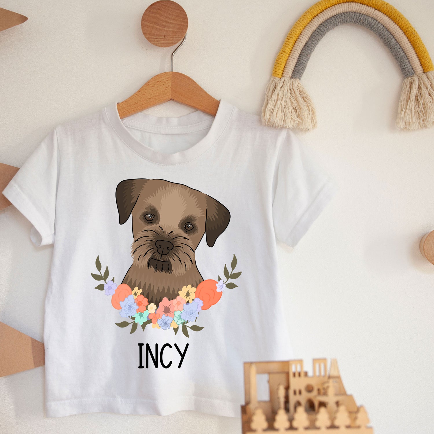 border-terrier-kids-t-shirt