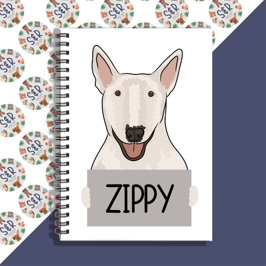 Bull Terrier Notebook | Bull Terrier Stationery