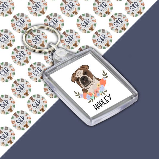 bulldog-keyring