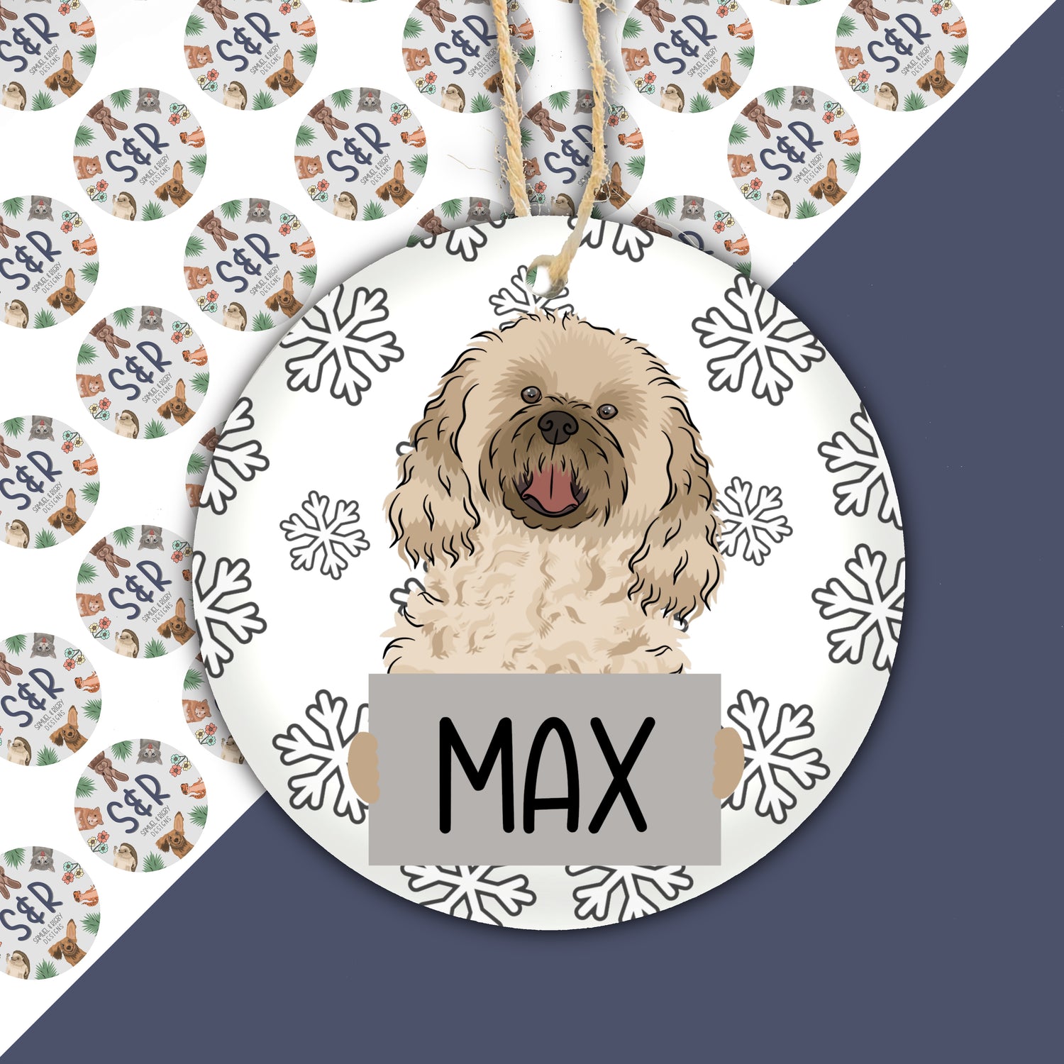 cavachon-christmas-bauble