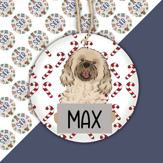 Cavachon Dog Bauble | Dog Christmas Ornaments