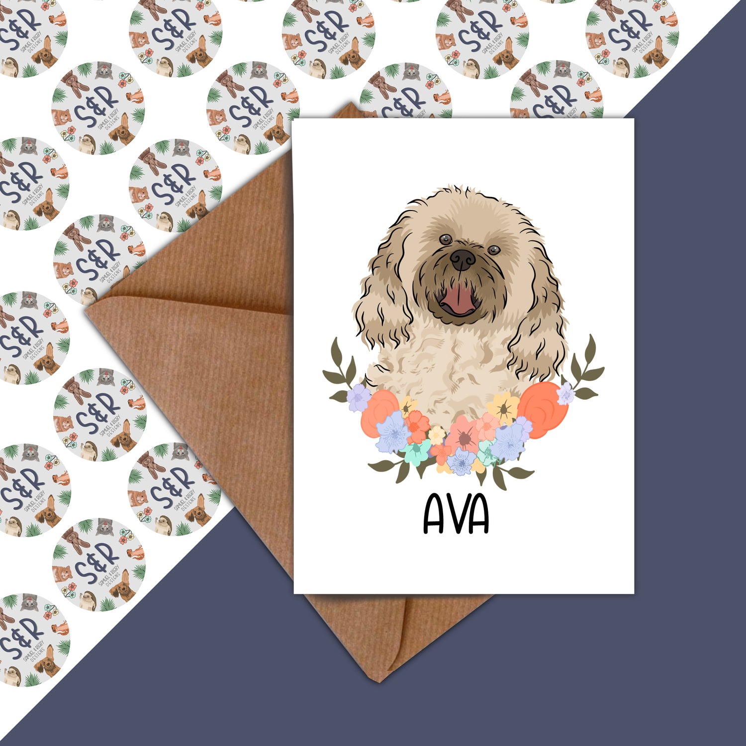 cavachon-birthday-card