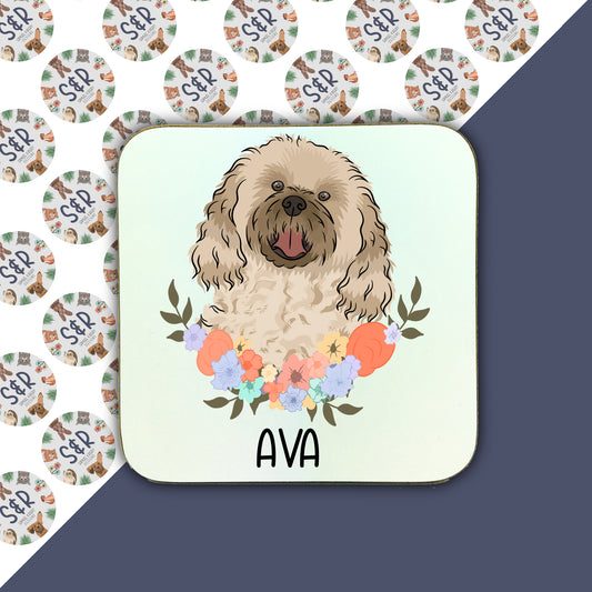Cavachon Dog Coaster | Drinks Coaster