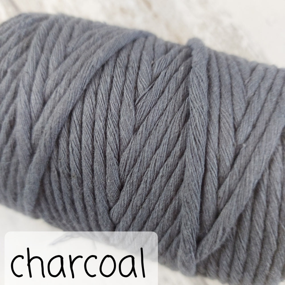 Image showing charcoal macrame cord option