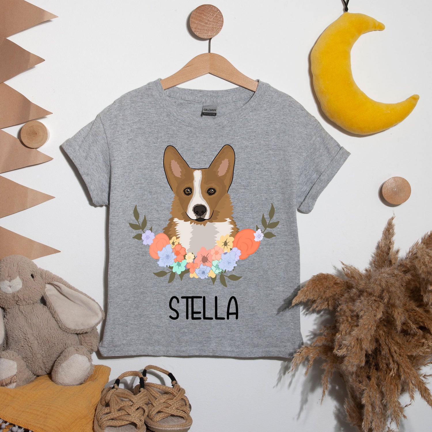 corgi-kids-t-shirt