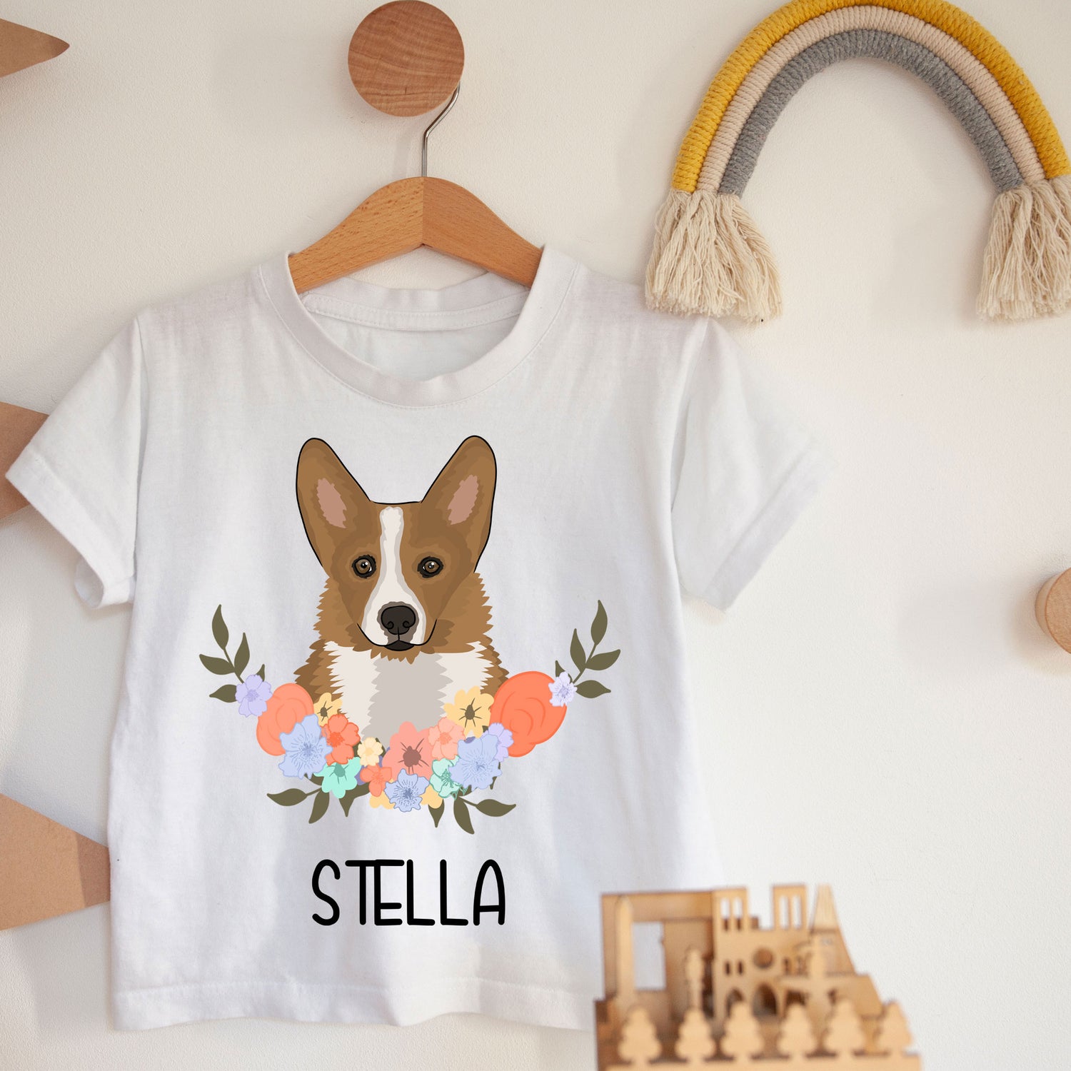 corgi-kids-t-shirt