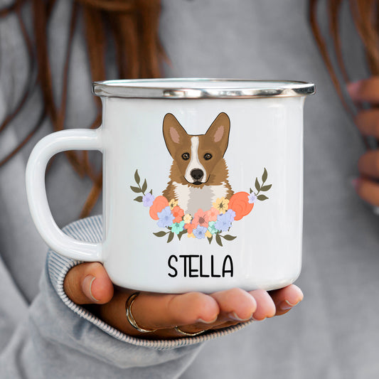 corgi-enamel-mug