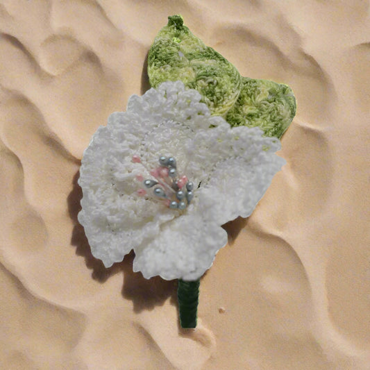 artificial white rose