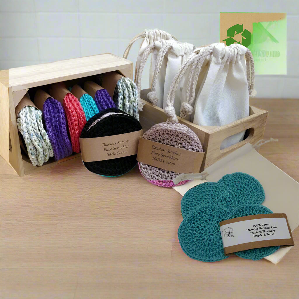 crochet face scrubbies