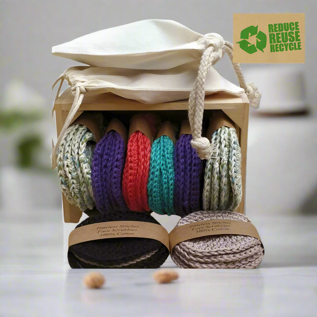 crochet face scrubbies
