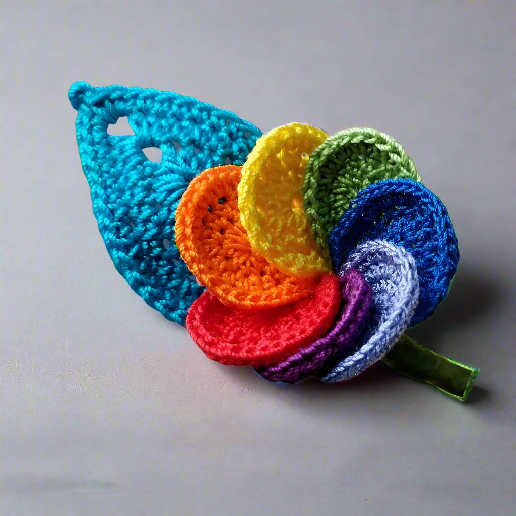 rainbow brooch