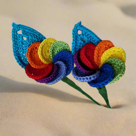 rainbow brooch