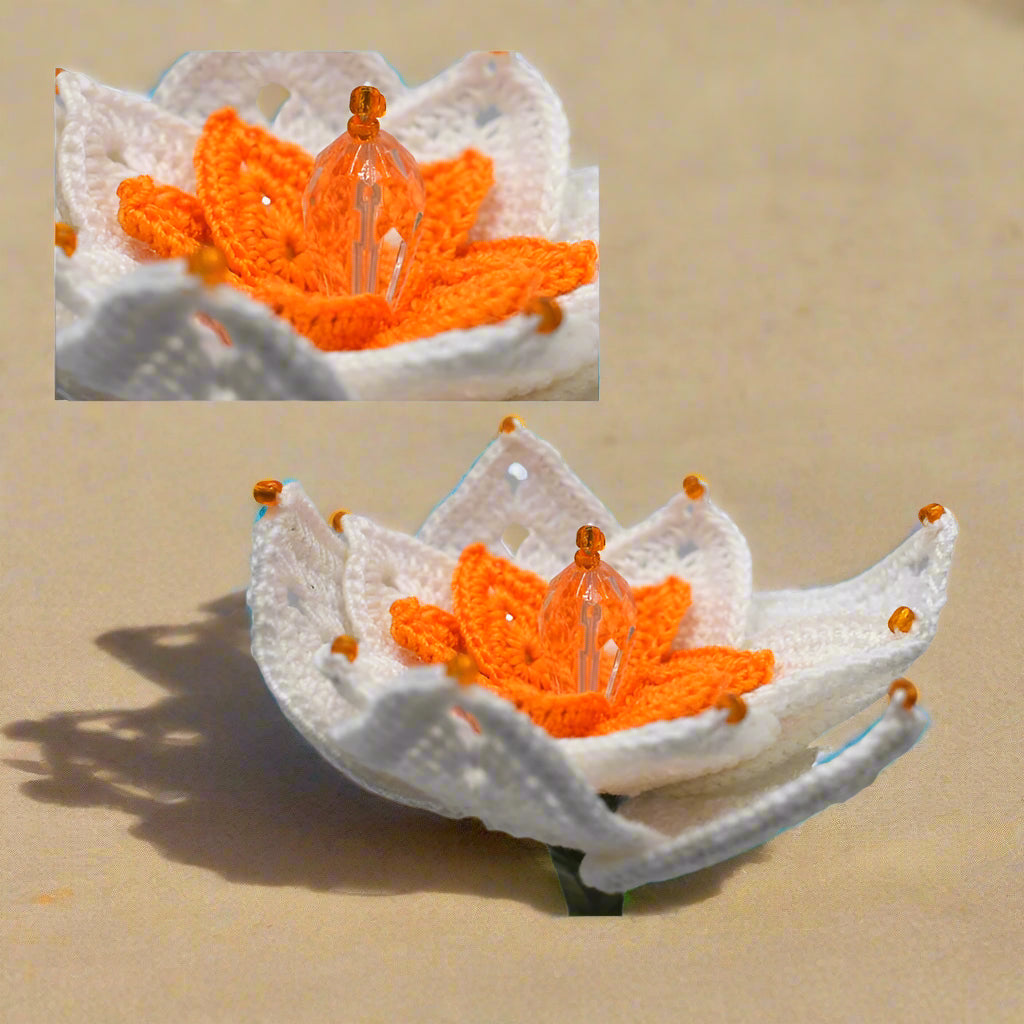crochet waterlily