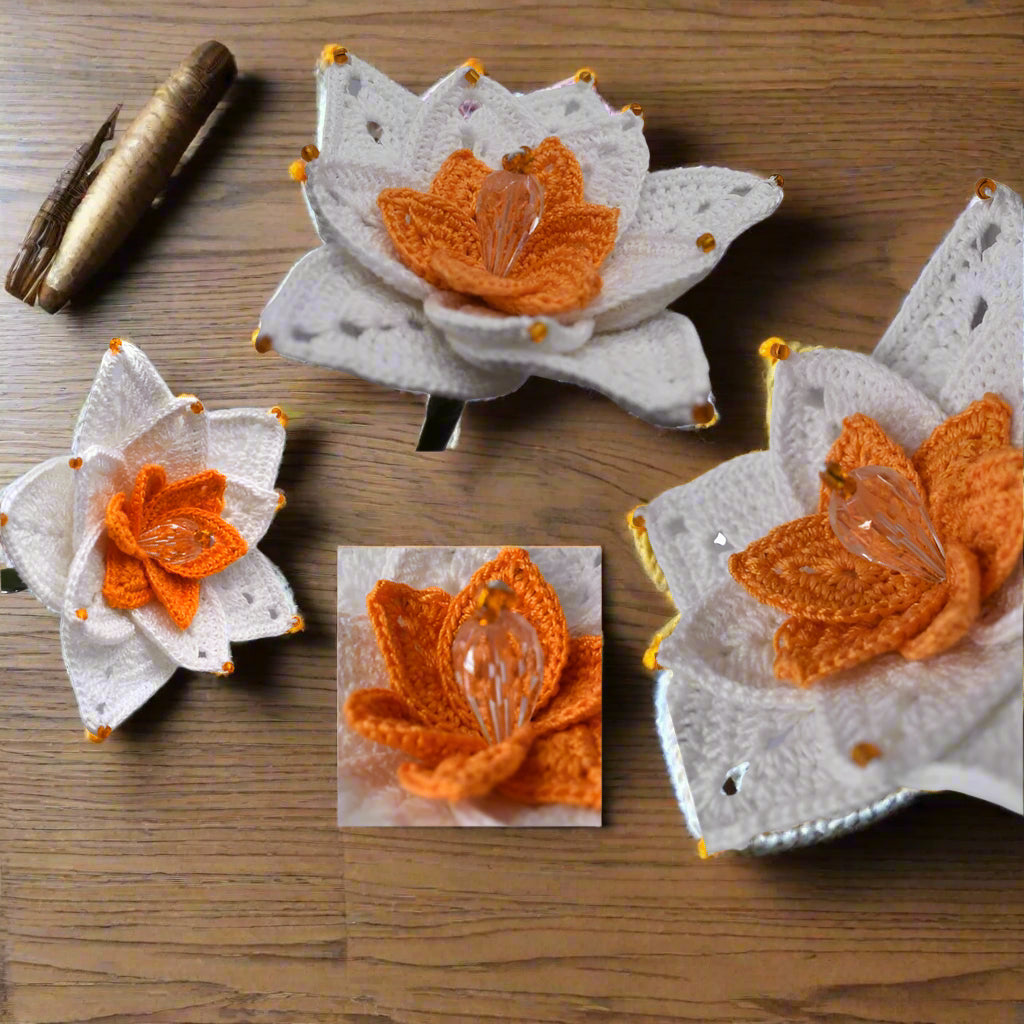crochet waterlily