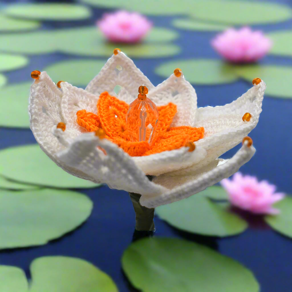crochet waterlily