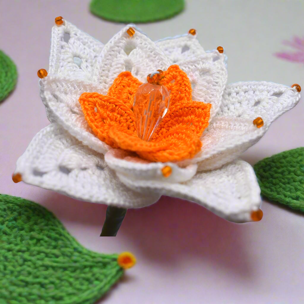 crochet waterlily