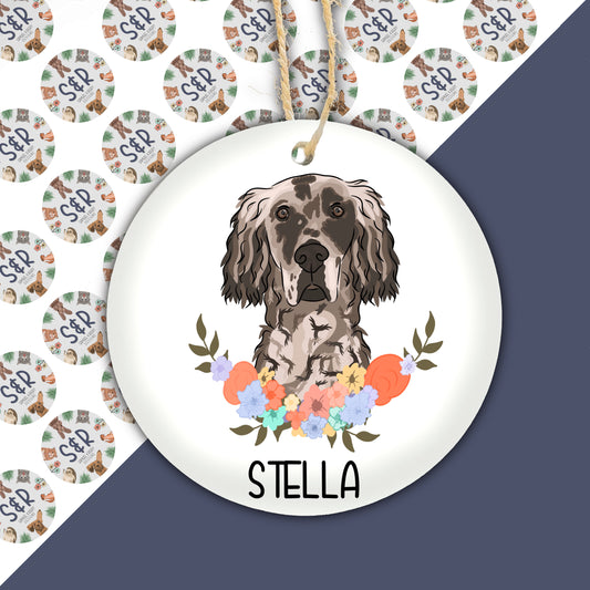 english-setter-christmas-decorations