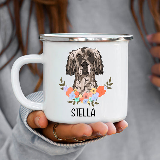 english-setter-enamel-mug