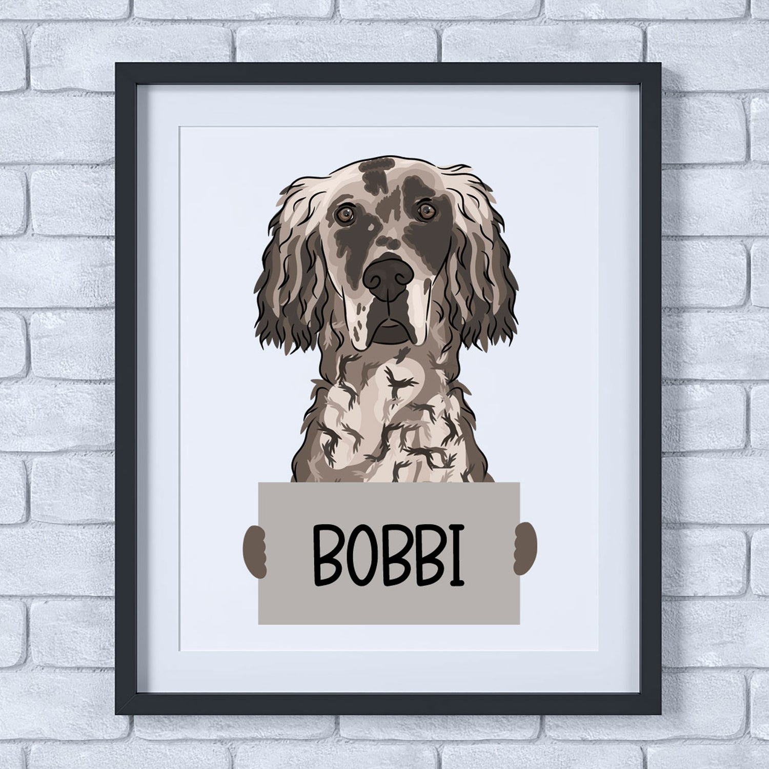 english-setter-wall-art