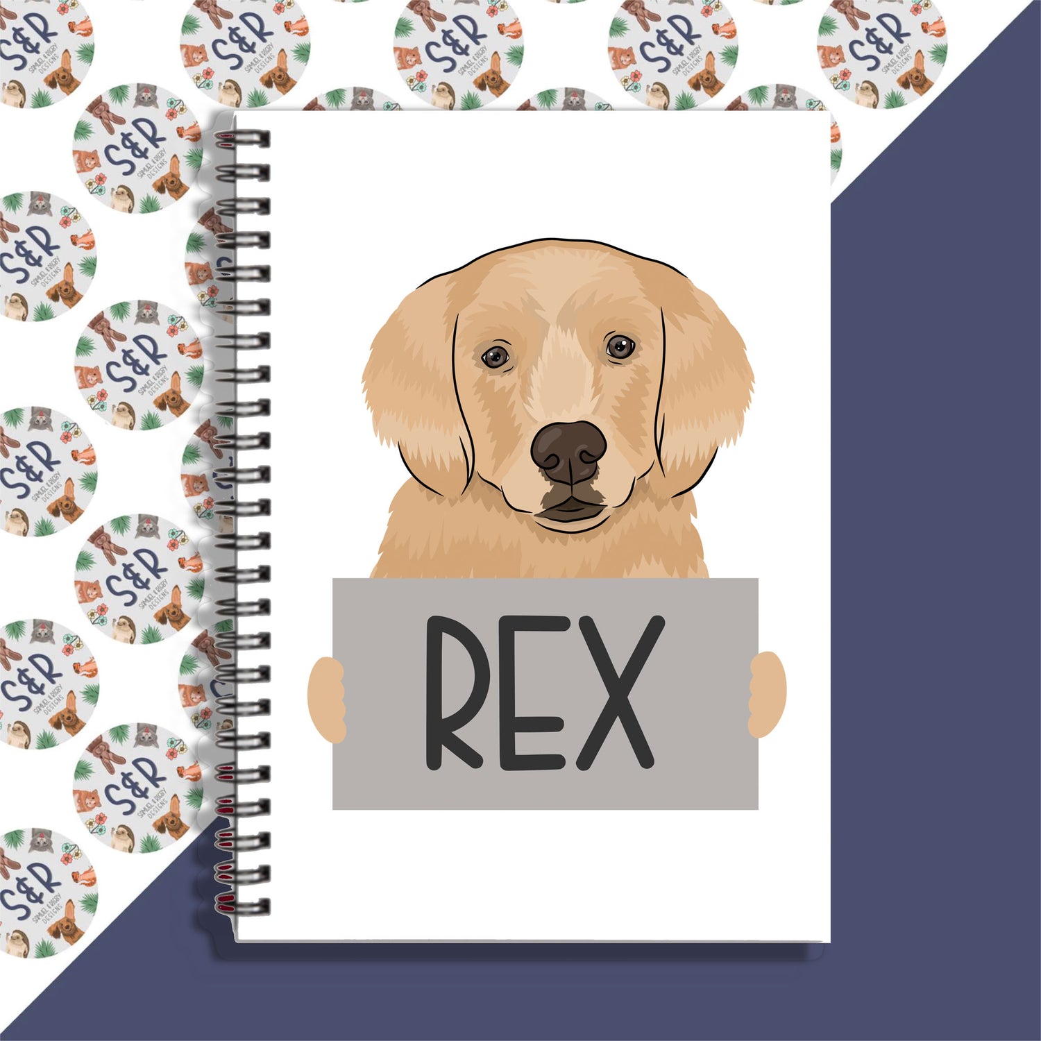 golden-retriever-notebook