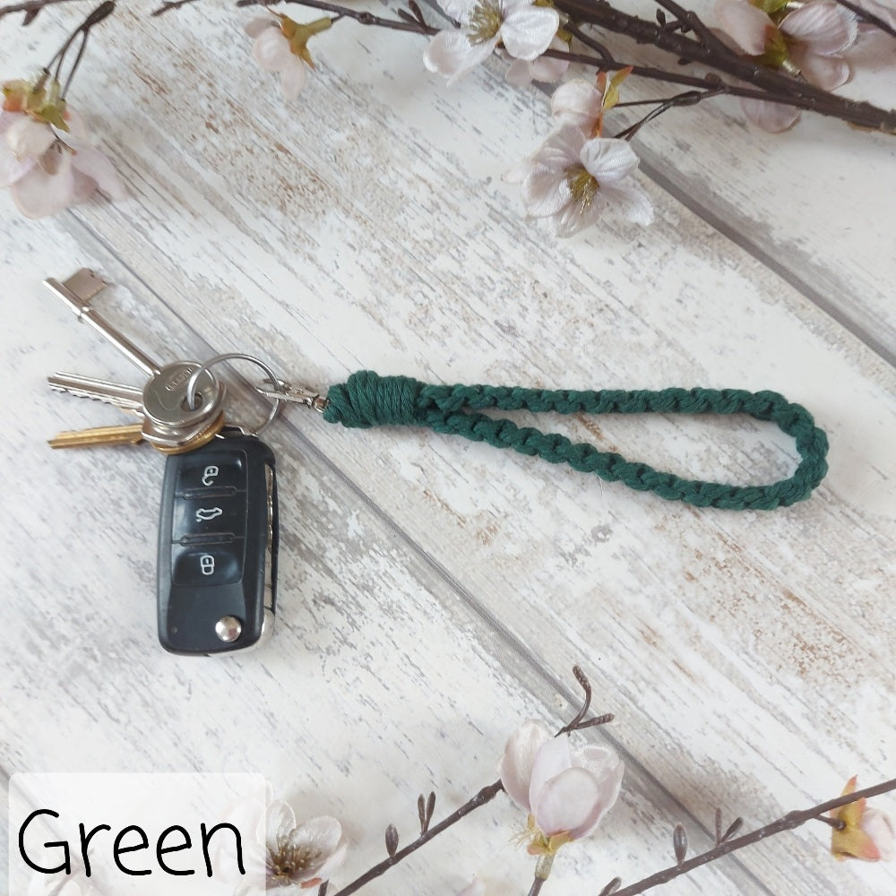 Macrame Keyring – Handmade Christmas Gift in Multiple Colours