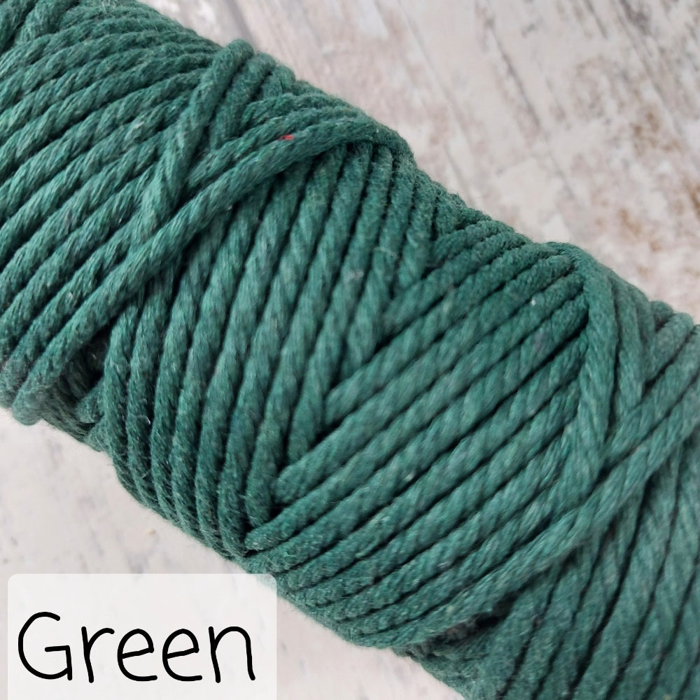 Image showing green macrame string colour option