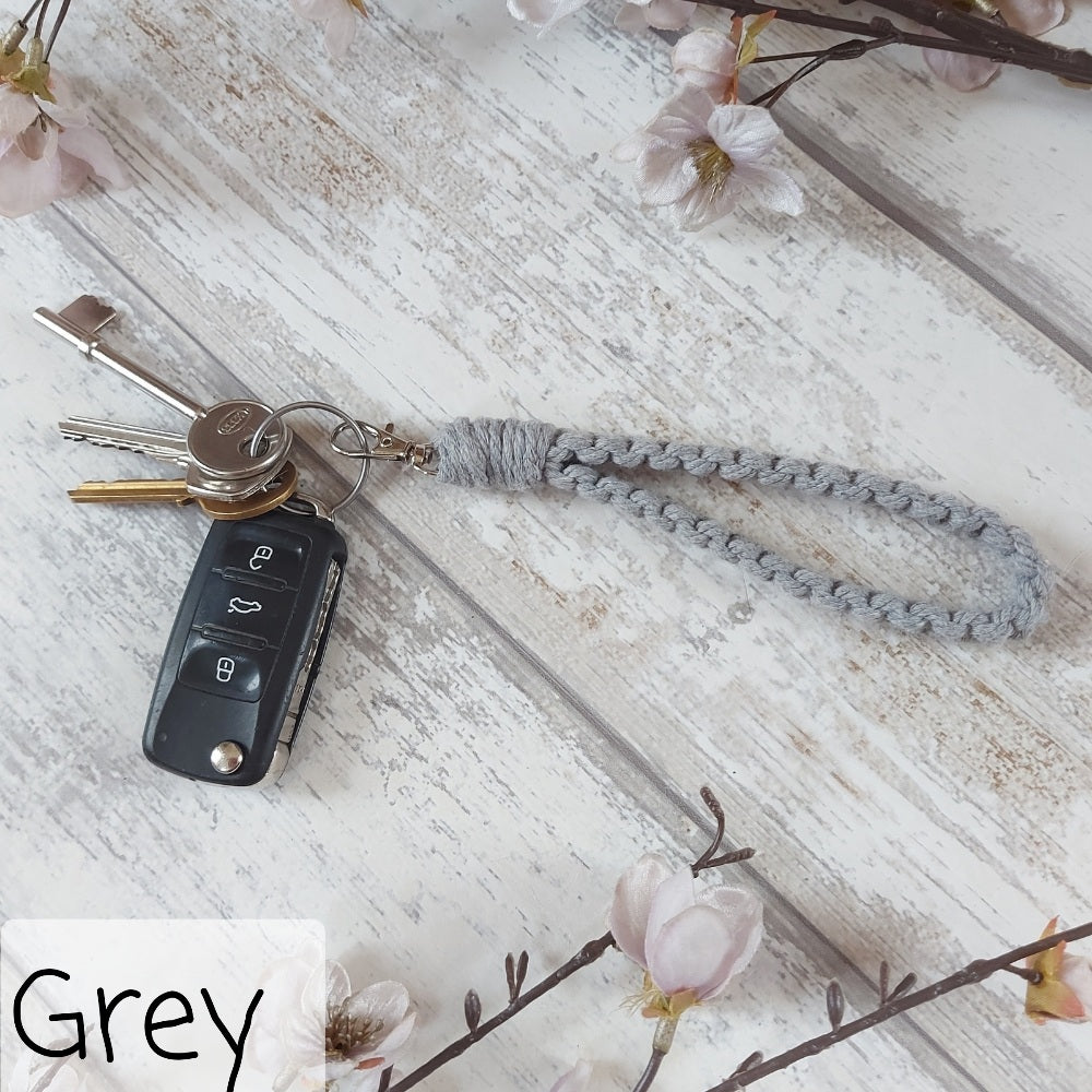 Macrame Keyring – Handmade Christmas Gift in Multiple Colours
