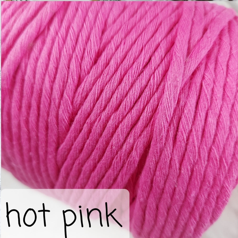 Image showing hot pink macrame cord option