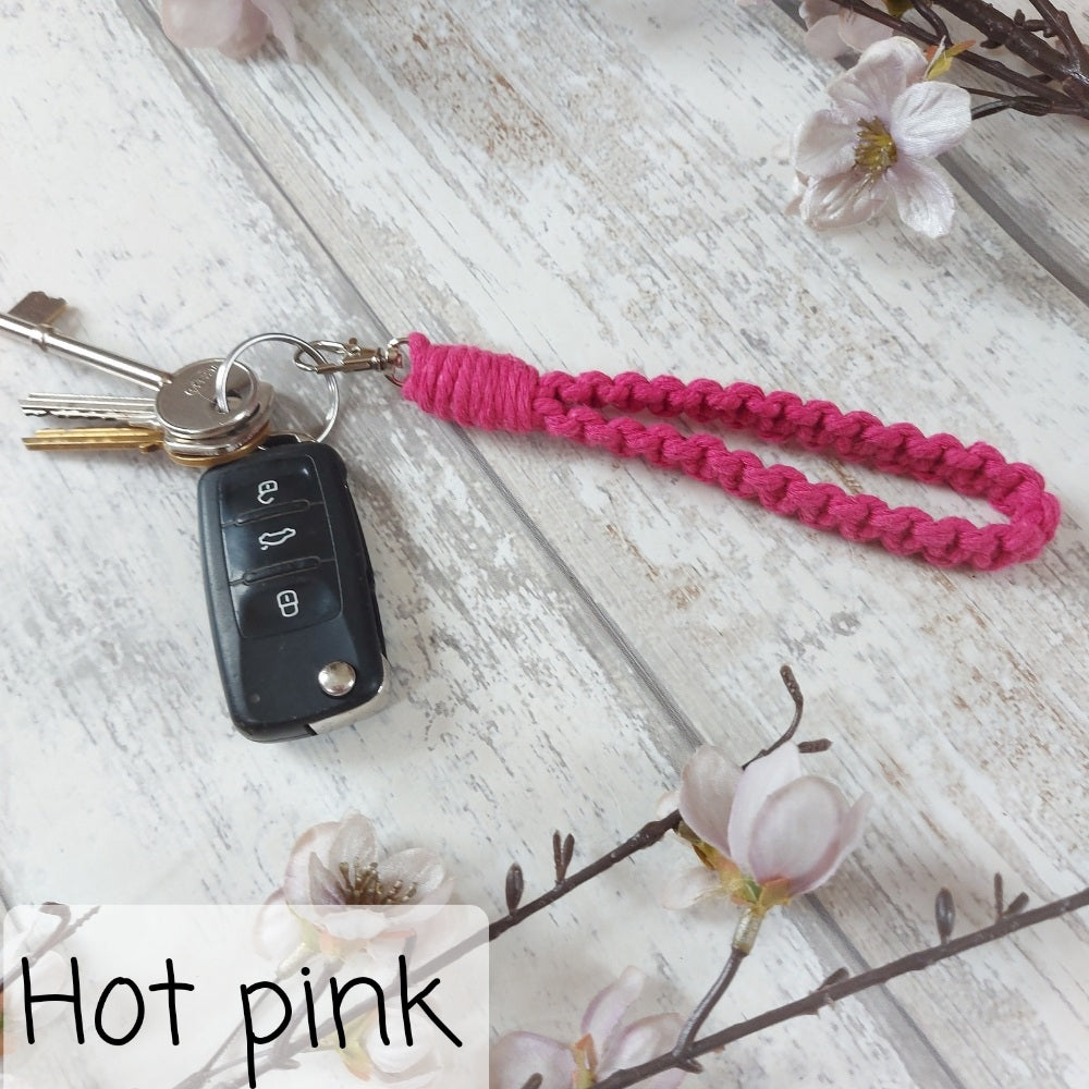 Macrame Keyring – Handmade Christmas Gift in Multiple Colours