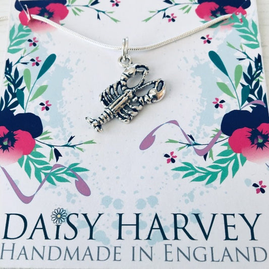 Lobster Necklace, Lobster Jewellery, Sea Animals Gift, Lobster Charm Necklace, Lobster Gift Idea, Lobster Jewelry, Lobsters, Be My Lobster.
