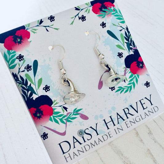 Witches Hat Earrings, Gothic Earrings, Witch Jewelry, Halloween Witch Jewellery, Witchcraft Earrings, Witch Fancy Dress, Simple Witch Gifts.