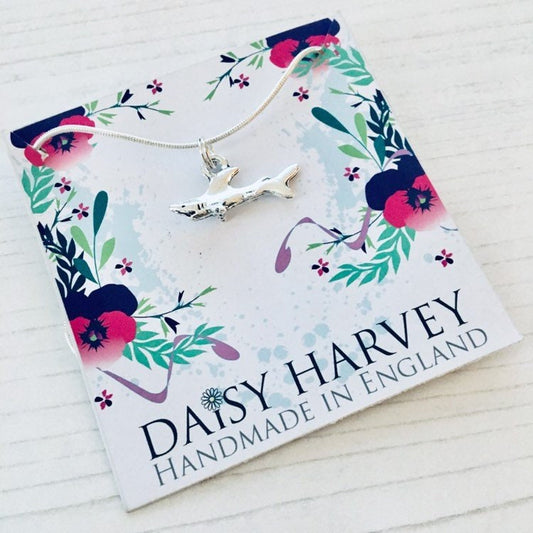 Shark Necklace, Ocean Jewellery, Nautical Jewelry, Shark Charm Necklace, Fish Necklace, Pirate Jewellery, Shark Related Gifts, Great White