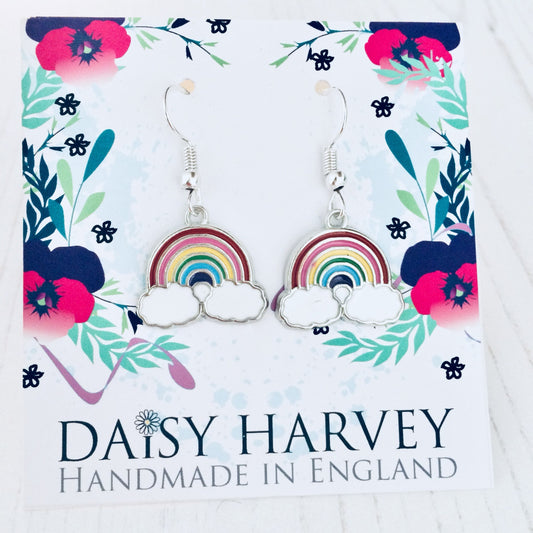 Rainbow Earrings, Rainbow Jewellery, Rainbow Gifts, Rainbow Jewelry, Gifts For Daughter, Rainbow Lover Gifts,  Cute Rainbow Jewellery, Teen.